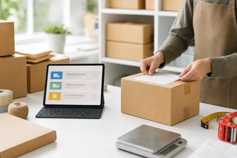 Shipping options